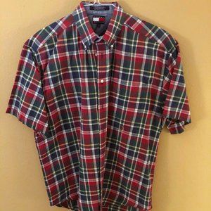 Tommy Hilfiger Men's Short Sleeve Shirt Size Large